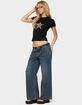 EDIKTED Petite Ace Relaxed Jeans image number 3