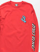 SANTA CRUZ Screaming Hand Mens Red T-Shirt image number 4