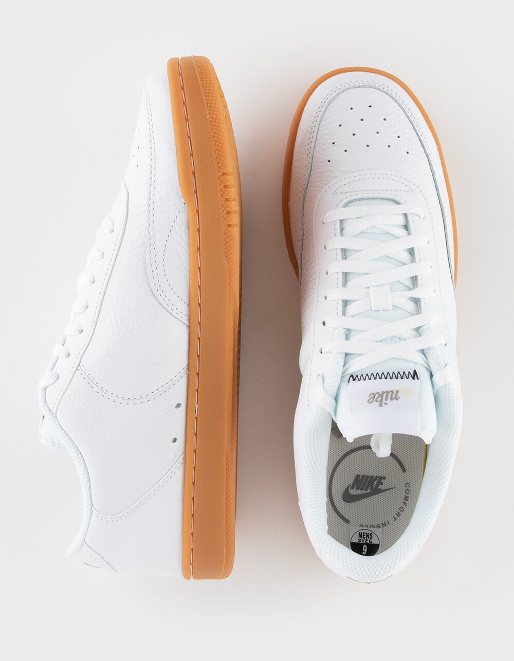 white & orange court vintage premium trainers