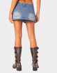 EDIKTED Wanona Denim Mini Skort image number 5