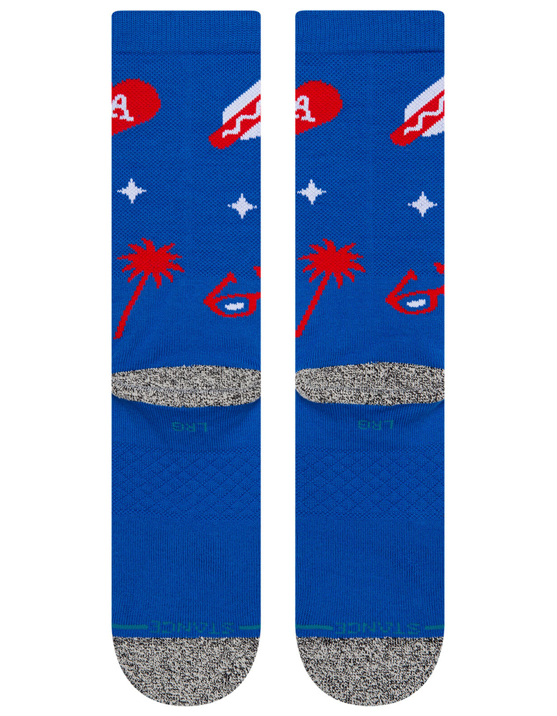 STANCE Los Angeles Dodgers Landmark Mens Crew Socks image number 2