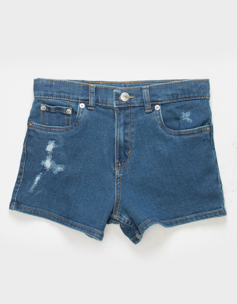 LEVI'S High Rise Mini Mom Girls Denim Shorts - Richards image number 0