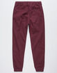 CHARLES AND A HALF Cabernet Mens Twill Jogger Pants image number 5