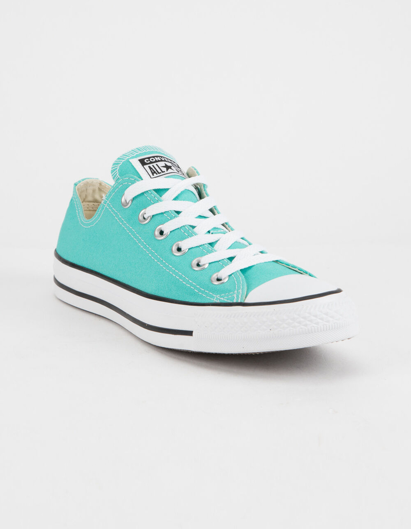 CONVERSE Chuck Taylor All Star Teal Low Top Womens Shoes image number 1