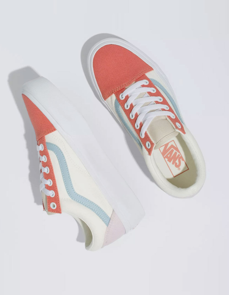 VANS Old Skool Platform Womens Pastel Color Block Shoes image number 2