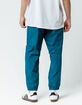 ADIDAS Classic Wind Teal Blue Mens Track Pants image number 3