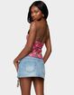 EDIKTED Solana Floral Cut Out Halter Top image number 3