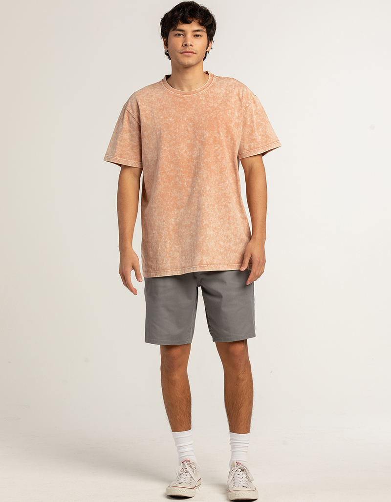 RSQ Mens Acid Wash Oversized Tee image number 1