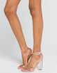 BAMBOO Lucite Womens Heels image number 1