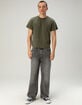 RSQ Mens Washed Shrunken Tee image number 4