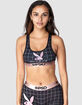 PSD x Playboy Kanji Grid Sports Bra image number 1