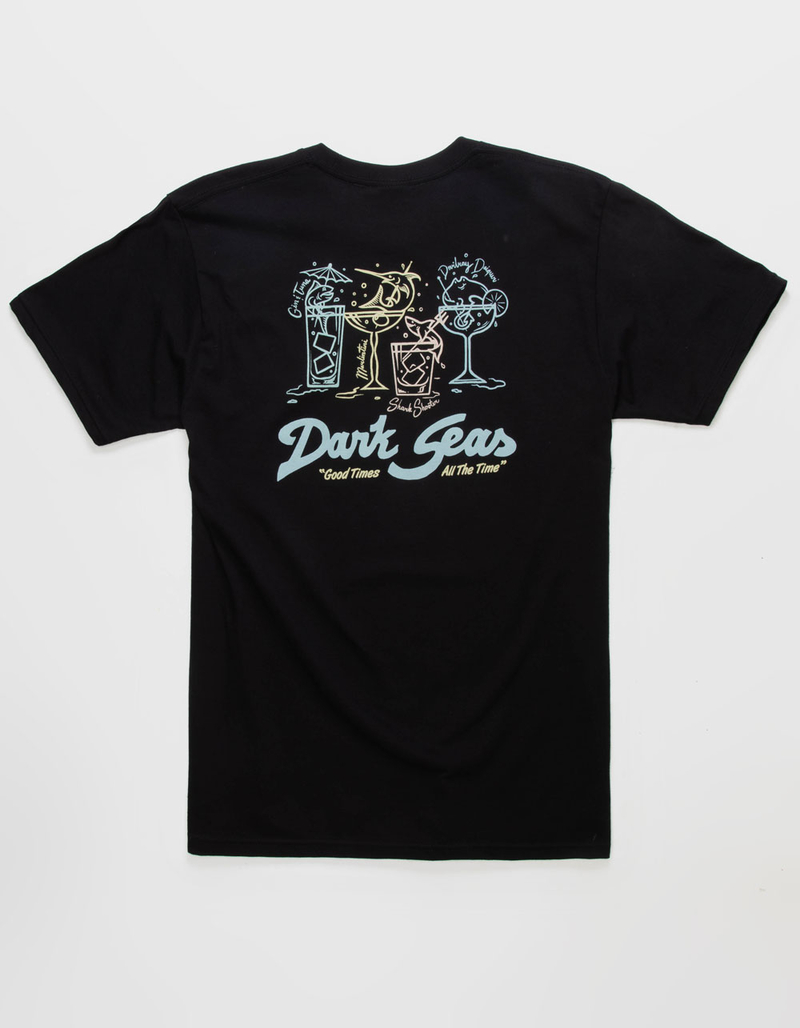 DARK SEAS Drink Menu Mens Tee image number 0
