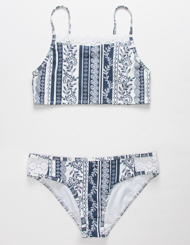 FULL TILT Paisley Girls Bikini Set image number 0