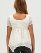 RSQ Girls Texture Babydoll Top image number 5