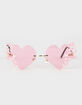 RSQ Heart Fire Pearl Sunglasses image number 2