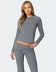 EDIKTED Kaeli Stripey Long Sleeve Tee image number 1