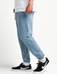 RSQ Mens Slate Blue Fleece Jogger Sweatpants image number 3