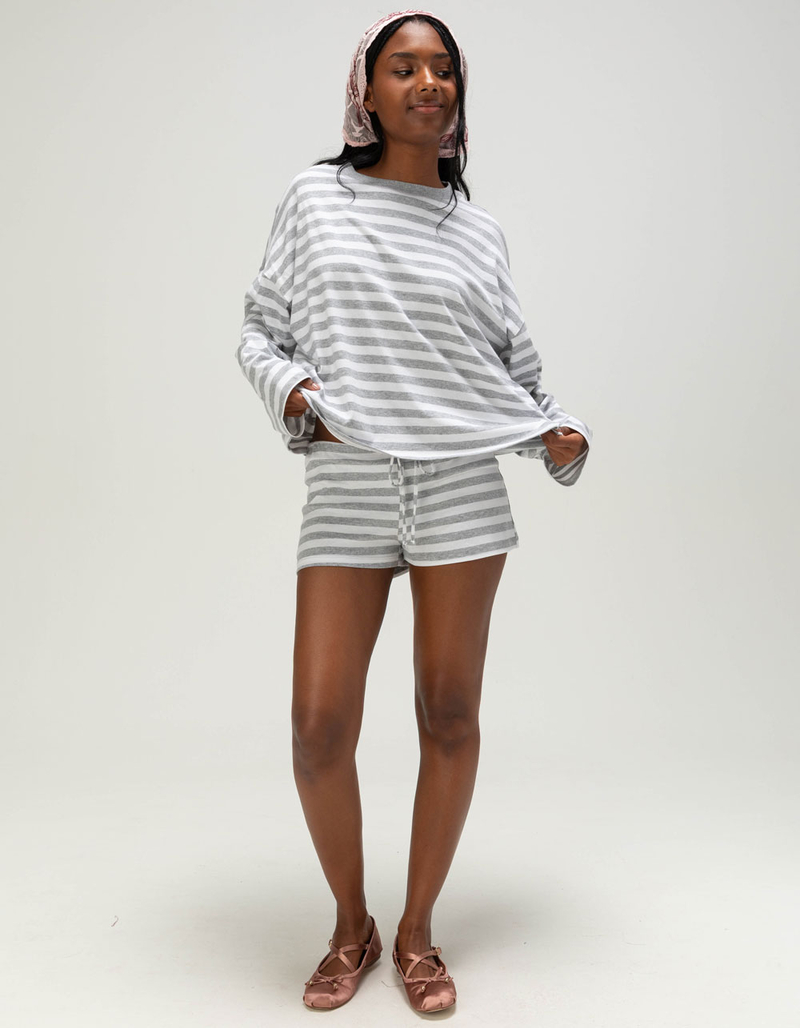 FULL TILT Stripe Womens Long Sleeve Tee image number 1