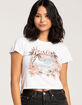 HURLEY Flower Tubing Womens Baby Tee image number 1