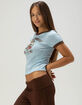 BOBBY JACK Ringer Womens Baby Tee image number 3