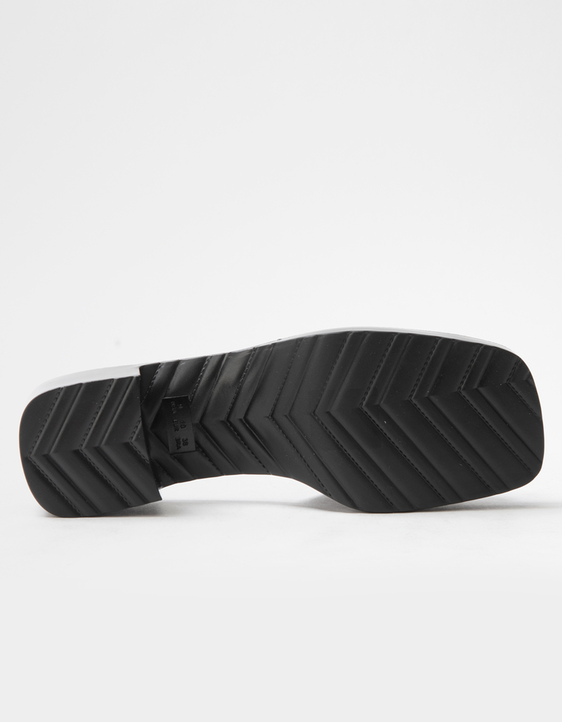 QUPID PVC Single Band Womens Mule image number 2