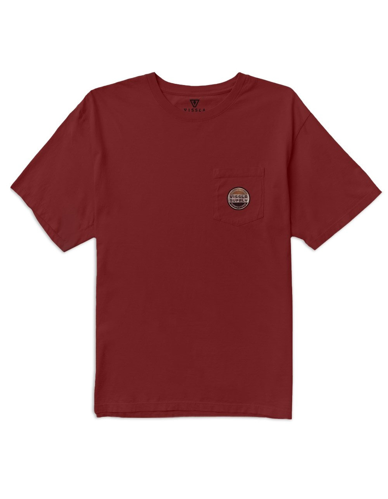 VISSLA Supply Mens Pocket Tee image number 1