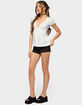 EDIKTED Ilana V-Neck Babydoll Top image number 4