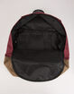 PRIMITIVE Blocked Homeroom Burgundy Backpack image number 4