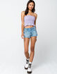 VOLCOM Stoney Stretch Womens Denim Shorts image number 4