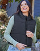 RSQ Puffer Womens Crop Vest image number 1