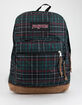 JANSPORT Right Pack Expressions Mystic Pine Plaid Backpack image number 1