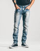 RSQ Seattle Mens Skinny Tapered Stretch Jeans image number 3