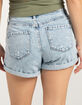 RSQ Womens High Rise Roll Cuff Shorts image number 4