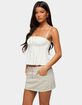 EDIKTED Gallie Tie Front Babydoll Top image number 2