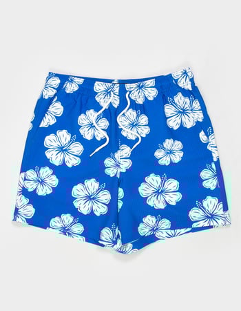RSQ Mens Seersucker 6.5" Swim Trunks Alternative Image