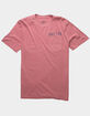 SALT LIFE Watermans Sunset Mens Mauve T-Shirt image number 2