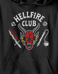 STRANGER THINGS Hellfire Club Unisex Kids Hoodie image number 2