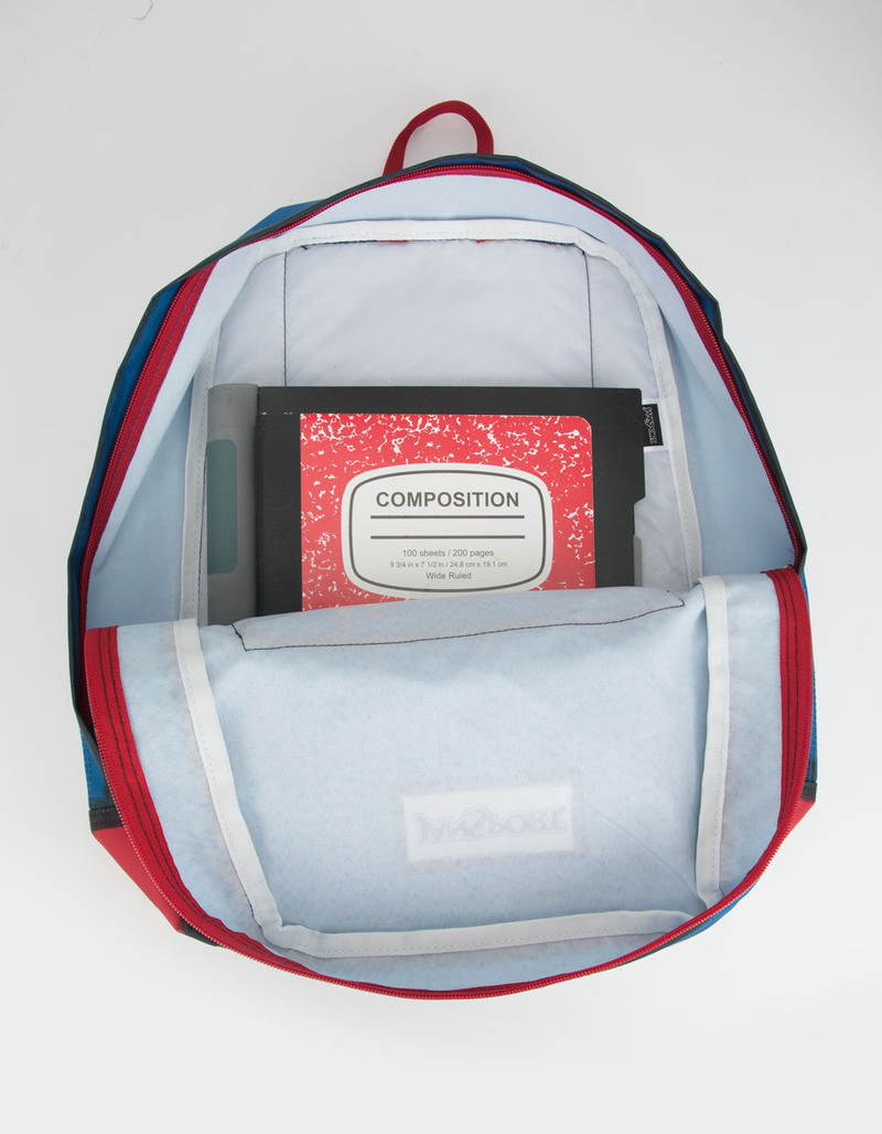 JANSPORT High Stakes Red, White, & Blue Backpack image number 3