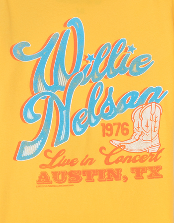 ROWDY SPROUT Willie Nelson Girls Tee Alternative Image
