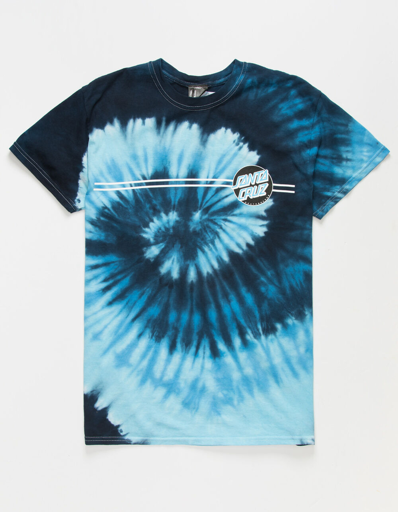 SANTA CRUZ Other Dot Tie Dye Mens T-Shirt image number 1