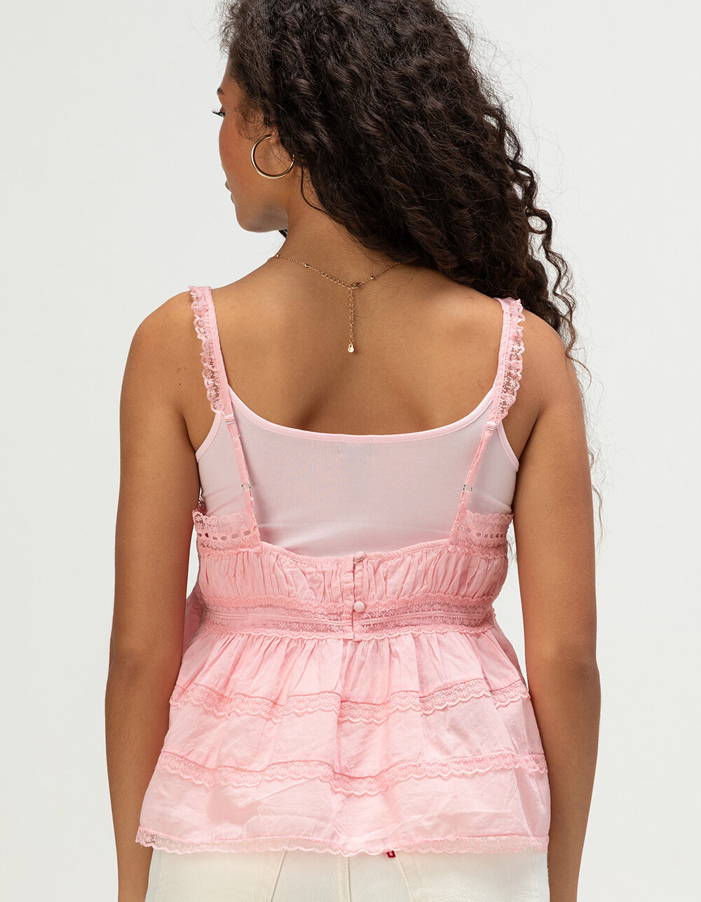 FREE PEOPLE Darling Dreams Womens Cami - PINK - L | Tillys