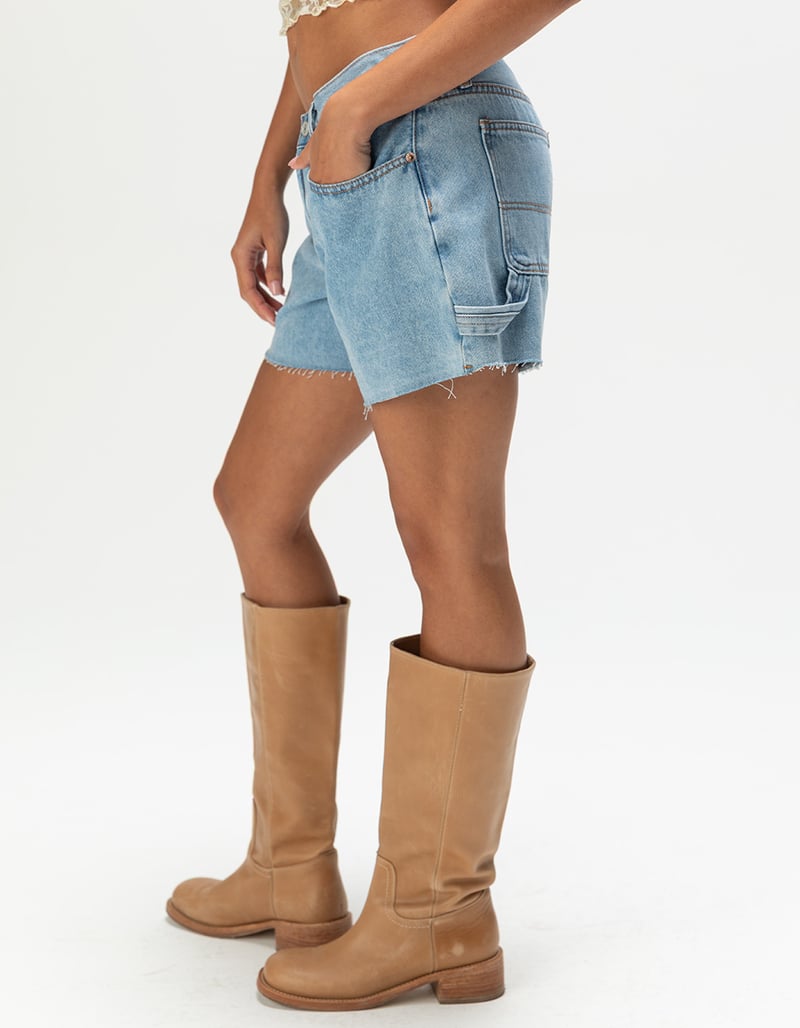 RSQ Womens Low Rise Baggy Carpenter Shorts image number 2