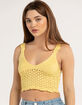 GENERATION K Crochet Tie Back Womens Top image number 1
