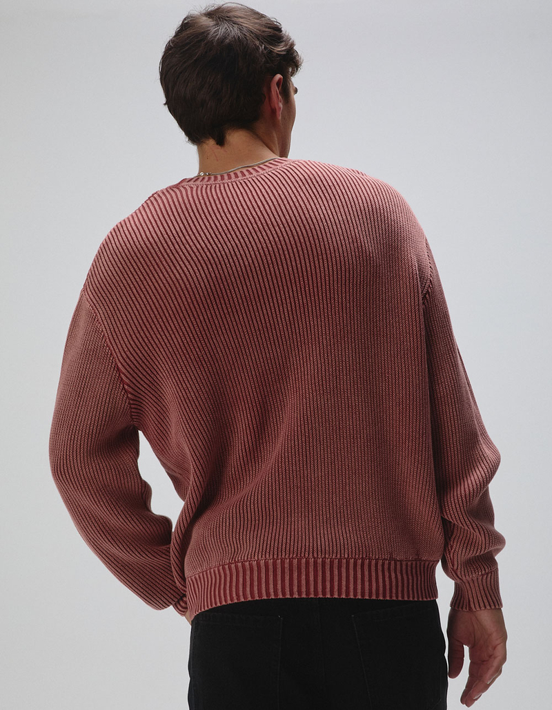 RSQ Mens Washed Ribbed Sweater image number 5