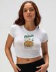 PEANUTS Social Club Clovers Womens Baby Tee image number 1