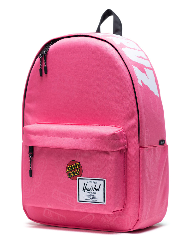 HERSCHEL SUPPLY CO. x SANTA CRUZ Classic XL Pink Backpack image number 1