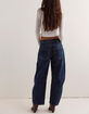 FREE PEOPLE Good Luck Womens Mid Rise Barrel Jeans image number 2