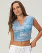 TRUE RELIGION V-Notch Womens Ribbed Tee image number 1