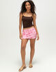 FULL TILT Womens Low Rise Beaded Mini Skort image number 1