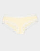 FULL TILT Rib Lace Trim Cheeky Panties image number 1